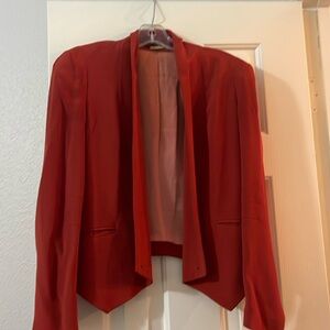 Rebecca Minkoff burnt orange blazer, XS